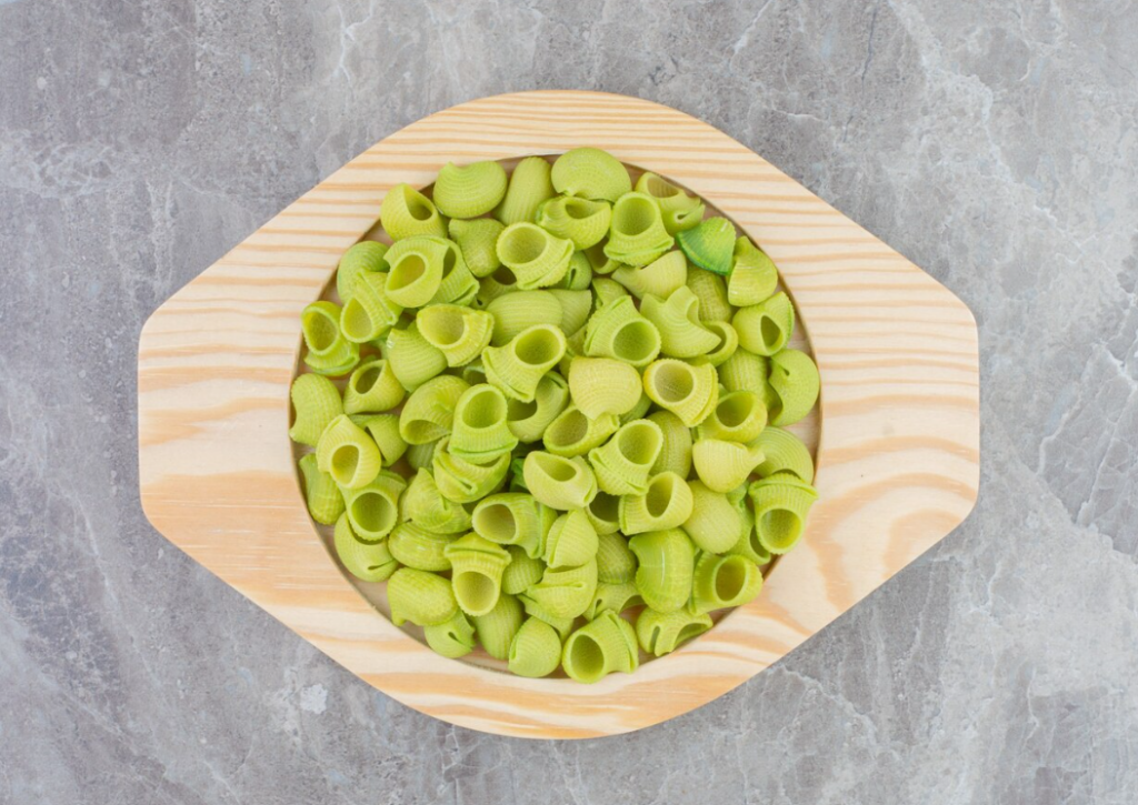 przepis na makaron z zielonego groszku